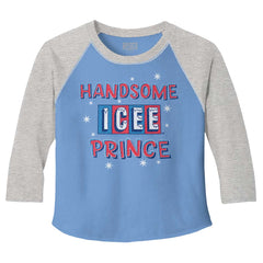 Handsome Prince Toddler Baseball-Direct To Garment Print-Brisco Baby