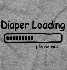 Diaper Loading Infant Toddler T Shirt-Direct To Garment Print-Brisco Baby