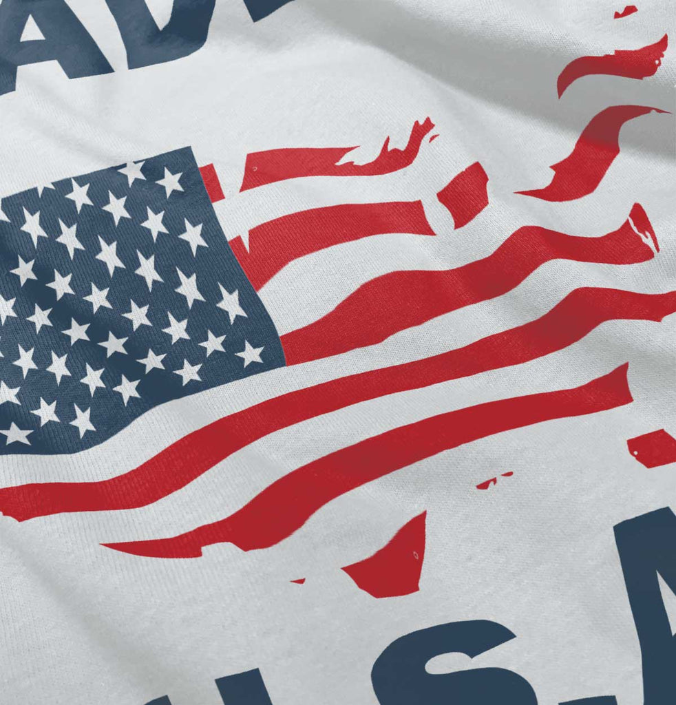 Made in USA Infant Toddler T Shirt-Direct To Garment Print-Brisco Baby