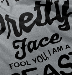 Pretty Face Infant Toddler T Shirt-Direct To Garment Print-Brisco Baby