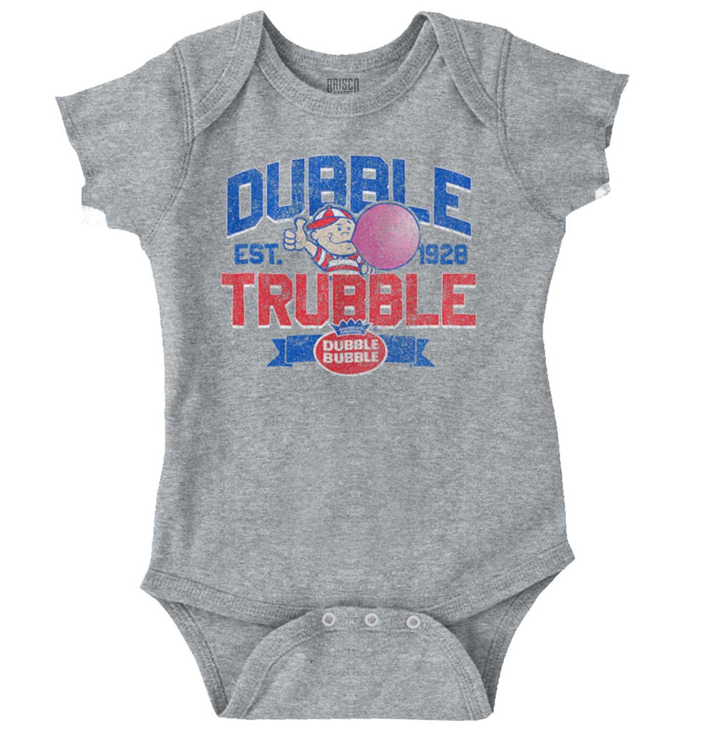 Dubble Trubble Romper Bodysuit-Direct To Garment Print-Brisco Baby