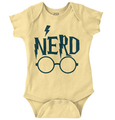 Nerd Harry Potter Romper Bodysuit-Direct To Garment Print-Brisco Baby