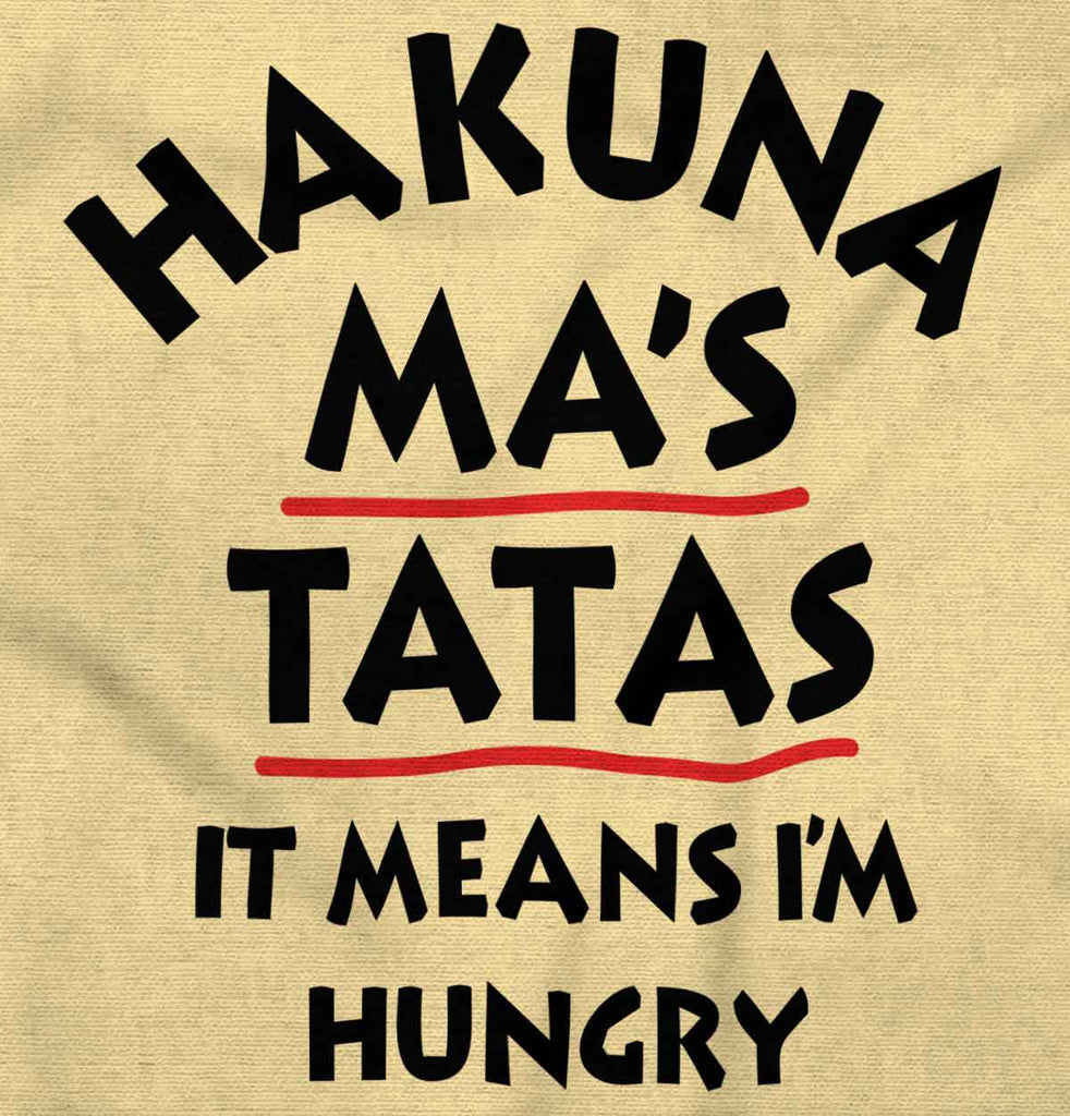 Hakuna Im Hungry Romper Bodysuit-Direct To Garment Print-Brisco Baby