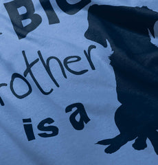 Brother is a Dog Toddler Baseball-Direct To Garment Print-Brisco Baby