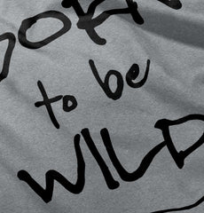 Born To Be Wild Romper Bodysuit-Direct To Garment Print-Brisco Baby