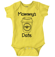 Mommy's Date Romper Bodysuit-Direct To Garment Print-Brisco Baby