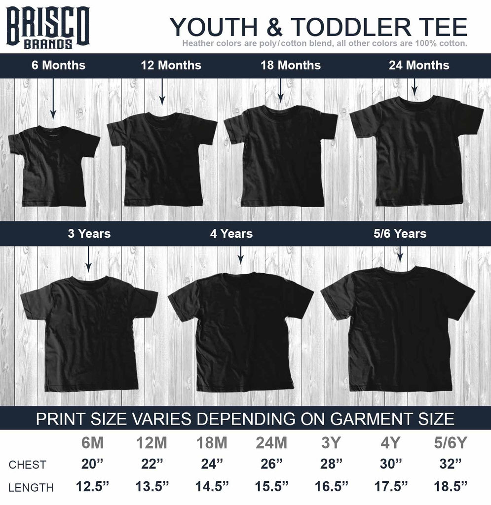 Graphic Idol Infant Toddler T Shirt-Direct To Garment Print-Brisco Baby