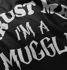 Trust Me I'm A Muggle Romper Bodysuit-Direct To Garment Print-Brisco Baby