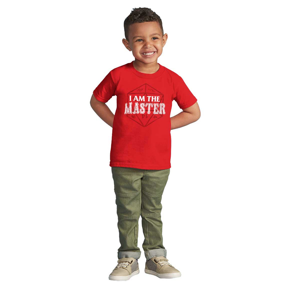 I Am The Master Dungeons Gamer Infant Toddler T Shirt-Direct To Garment Print-Brisco Baby