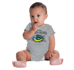 Yellow-Bellied Glutt Romper Bodysuit-Direct To Garment Print-Brisco Baby