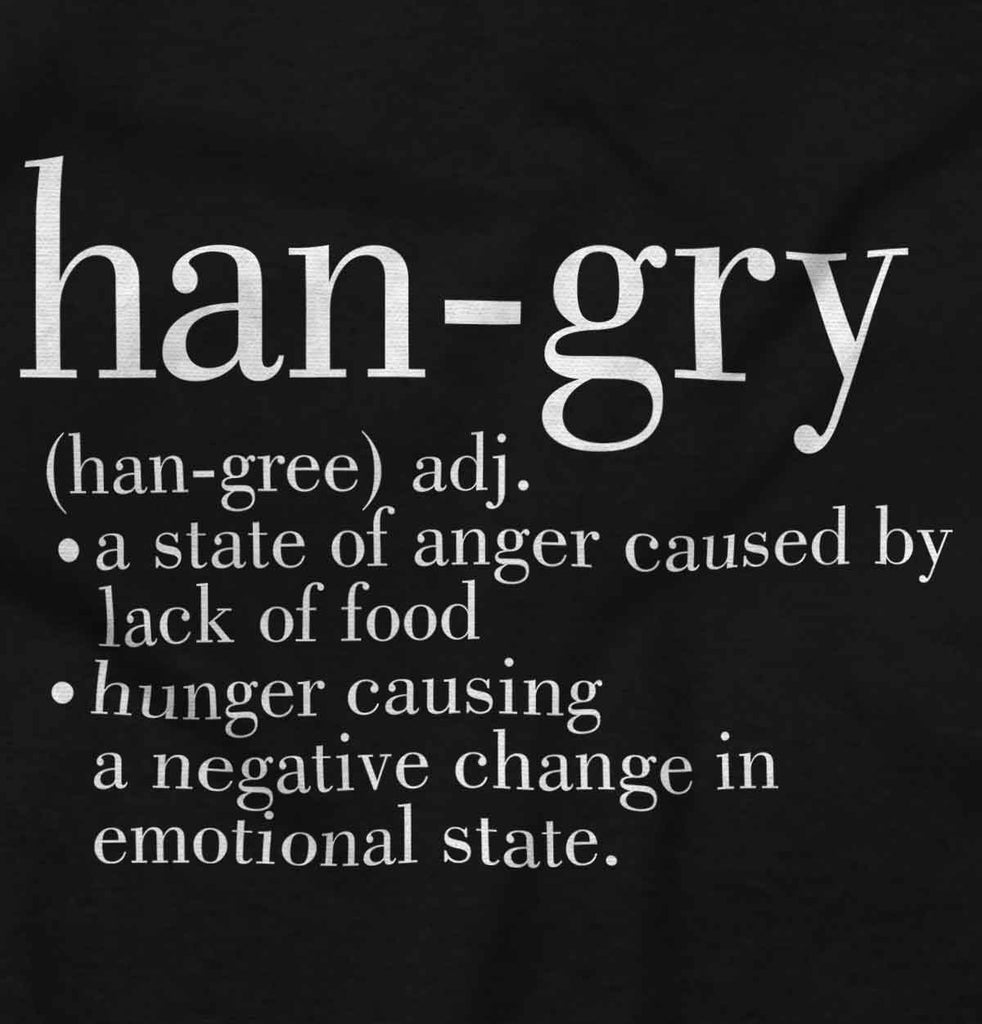 Hangry Definition Infant Toddler T Shirt-Direct To Garment Print-Brisco Baby