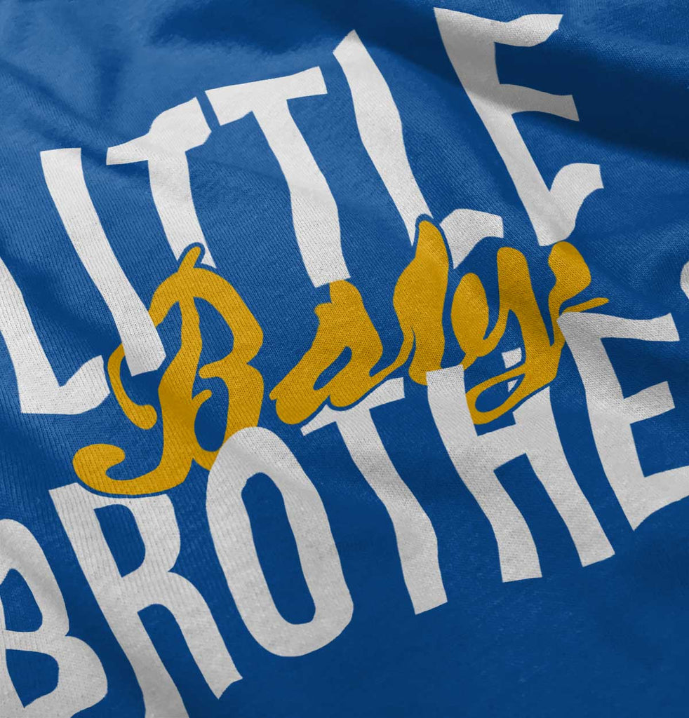 Little Baby Brother Romper Bodysuit-Direct To Garment Print-Brisco Baby