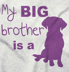 Brother is a Dog Solid Baby Infant Dress-Direct To Garment Print-Brisco Baby