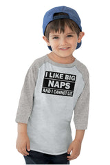 Big Naps Toddler Baseball-Direct To Garment Print-Brisco Baby