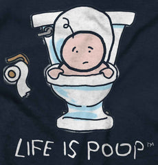 Baby Toilet Infant Toddler T Shirt-Direct To Garment Print-Brisco Baby