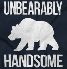 Unbearably Handsome Romper Bodysuit-Direct To Garment Print-Brisco Baby