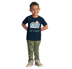 Poop in Bath Infant Toddler T Shirt-Direct To Garment Print-Brisco Baby