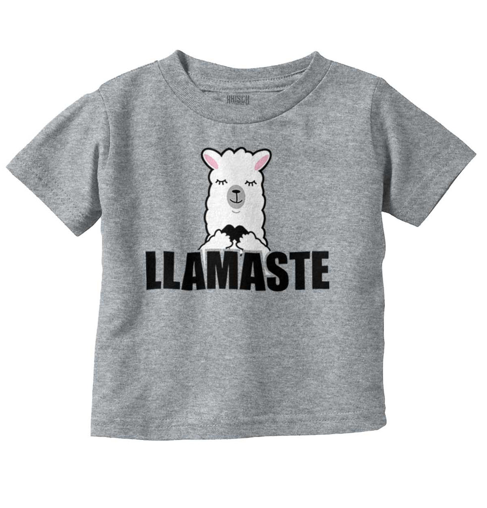 Llamaste Yoga Infant Toddler T Shirt-Direct To Garment Print-Brisco Baby