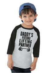 Lifting Partner Toddler Baseball-Direct To Garment Print-Brisco Baby
