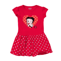 Blowing Kisses Baby Polka Dot Skirt Dress-Direct To Garment Print-Brisco Baby