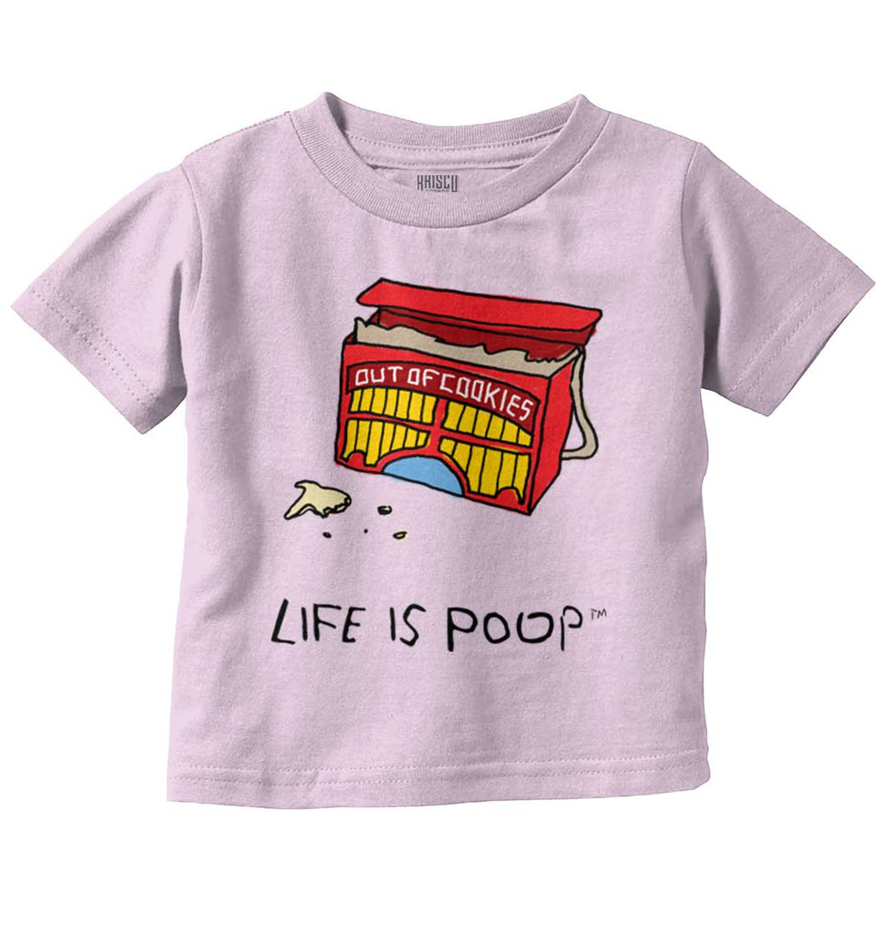 Out of Cookies Infant Toddler T Shirt-Direct To Garment Print-Brisco Baby