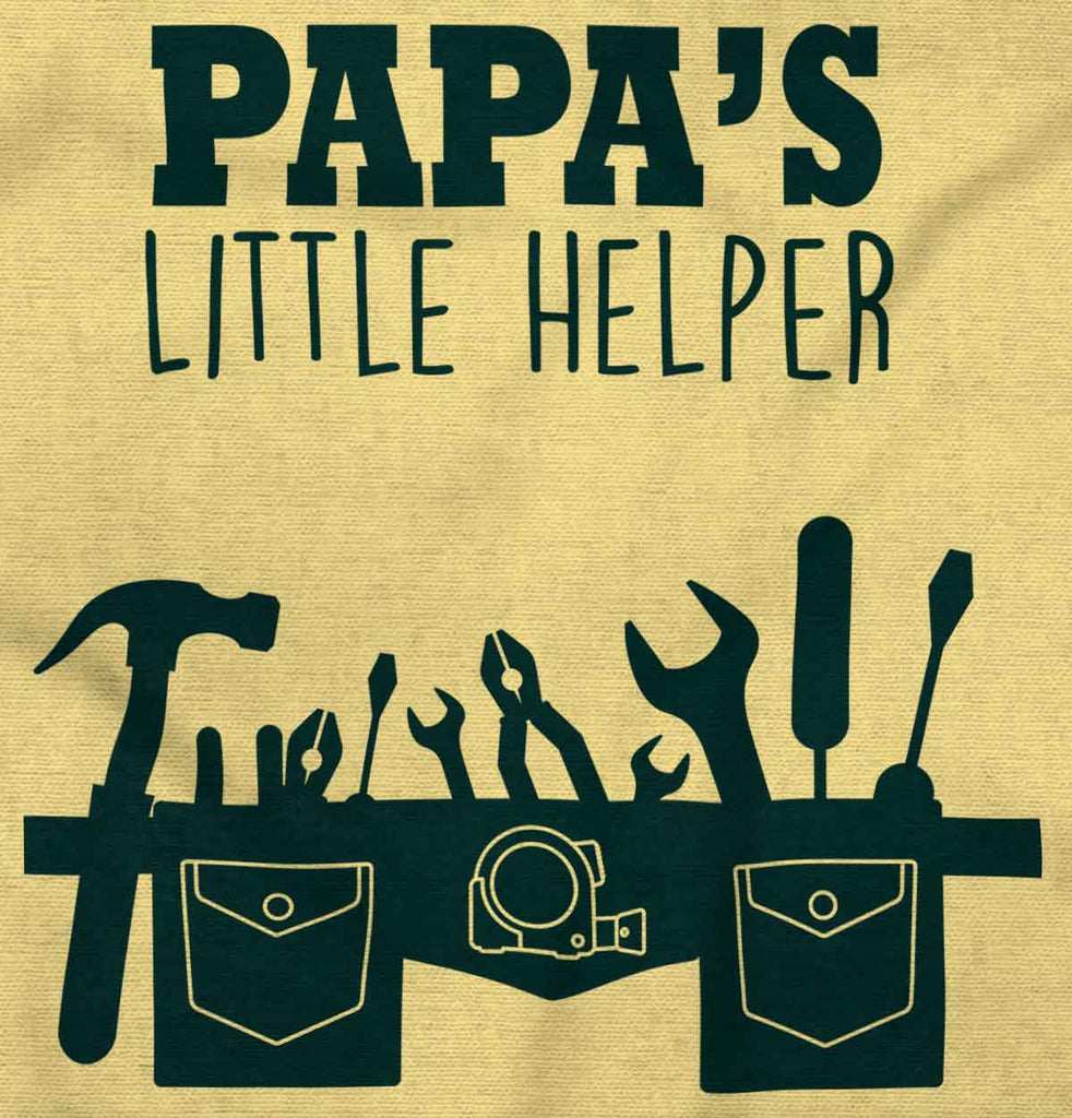 Papa's Little Helper Infant Toddler T Shirt-Direct To Garment Print-Brisco Baby