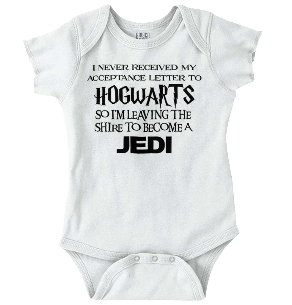 Hogwarts Jedi Romper Bodysuit-Direct To Garment Print-Brisco Baby