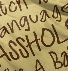 Watch The Language Infant Toddler T Shirt-Direct To Garment Print-Brisco Baby