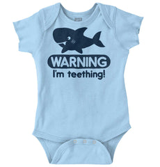I'm Teething Romper Bodysuit-Direct To Garment Print-Brisco Baby