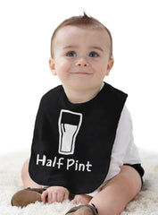 Half Pint Infant Baby Bib-Direct To Garment Print-Brisco Baby