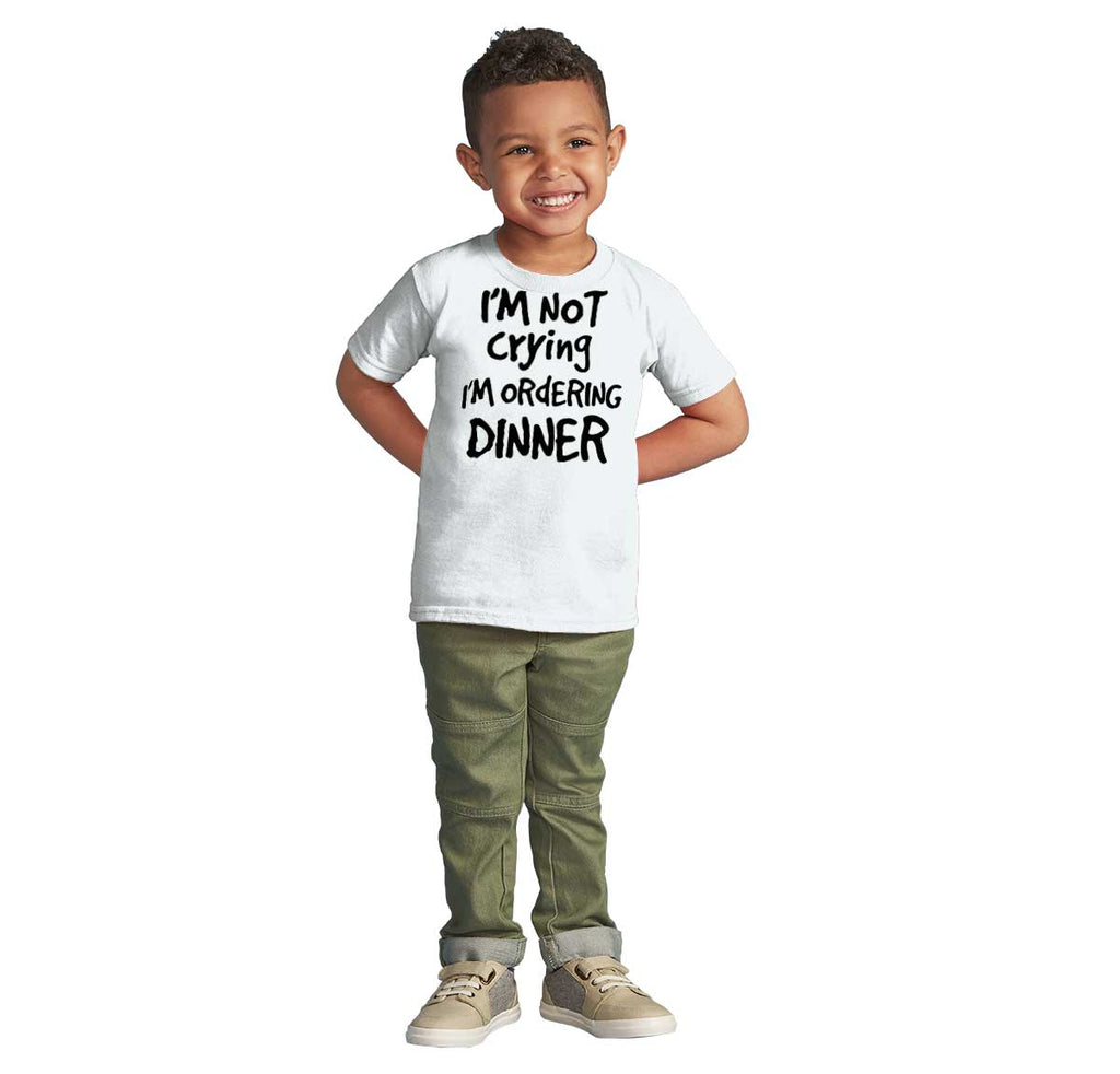 Ordering Dinner Infant Toddler T Shirt-Direct To Garment Print-Brisco Baby