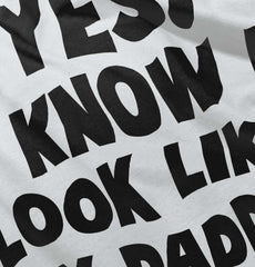 Look Like Daddy Romper Bodysuit-Direct To Garment Print-Brisco Baby