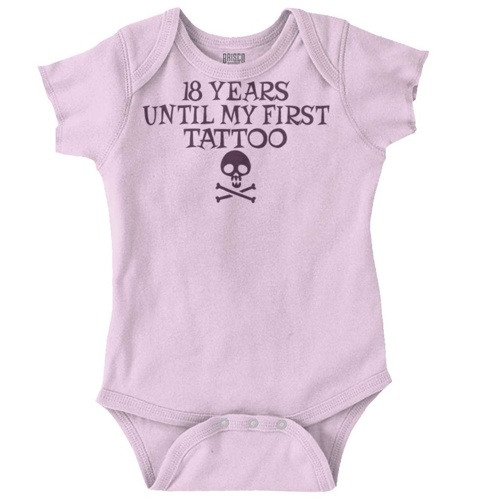First Tattoo Romper Bodysuit-Direct To Garment Print-Brisco Baby