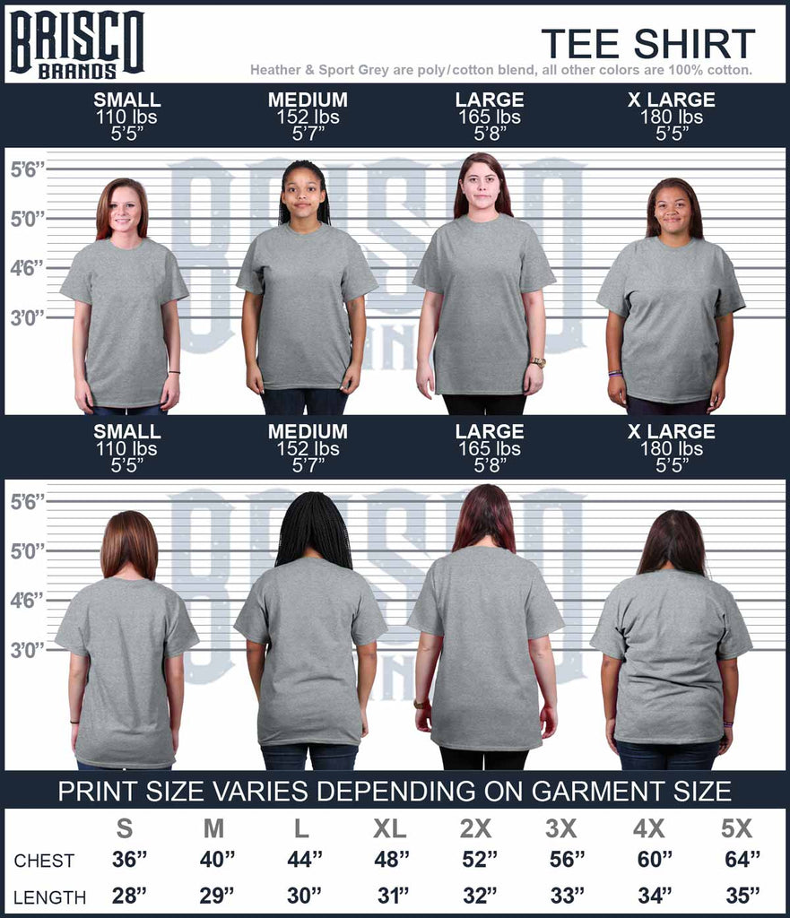 Worlds Okayest Grandma T Shirt-Direct To Garment Print-Brisco Baby