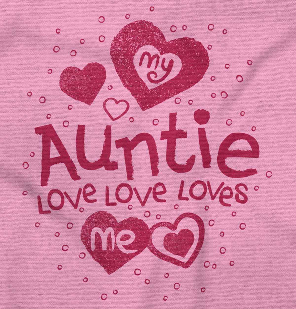 Auntie Loves Me Romper Bodysuit-Direct To Garment Print-Brisco Baby