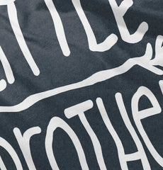 Little Brother Football Romper Bodysuit-Direct To Garment Print-Brisco Baby