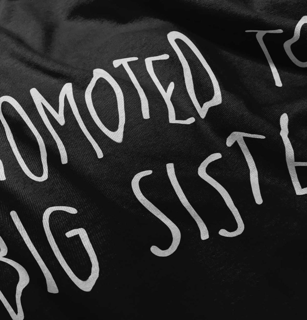 Promoted To Big Sister Infant Toddler T Shirt-Direct To Garment Print-Brisco Baby