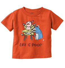 Dog Baby Food Infant Toddler T Shirt-Direct To Garment Print-Brisco Baby