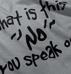 What is No Romper Bodysuit-Direct To Garment Print-Brisco Baby