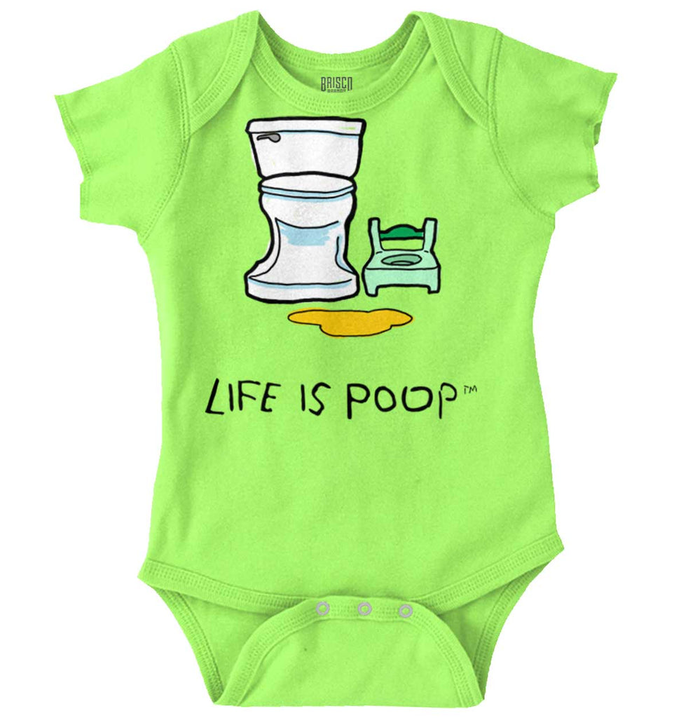 Potty Train Romper Bodysuit-Direct To Garment Print-Brisco Baby