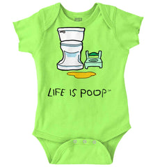 Potty Train Romper Bodysuit-Direct To Garment Print-Brisco Baby