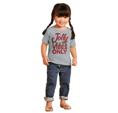 Jolly Vibes Only Infant Toddler T Shirt-Direct To Garment Print-Brisco Baby