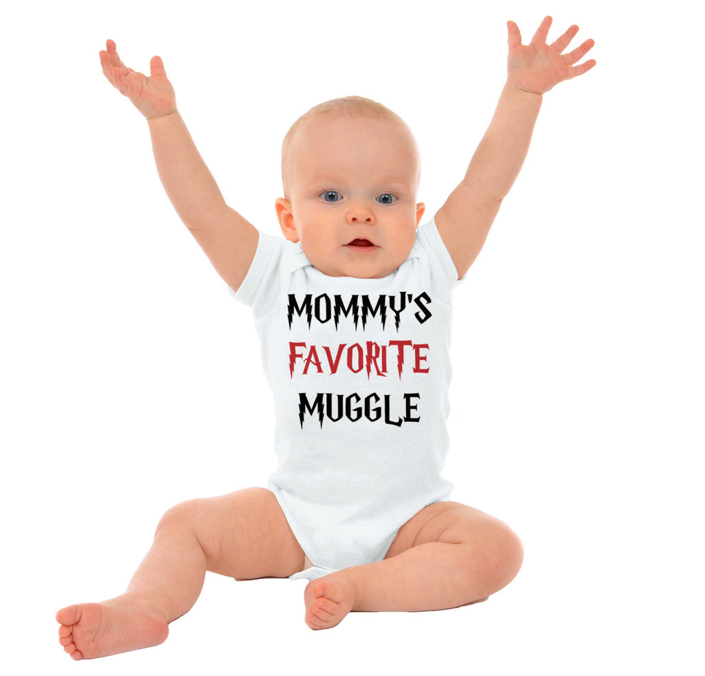 Mommy's Favorite Muggle Romper Bodysuit-Direct To Garment Print-Brisco Baby