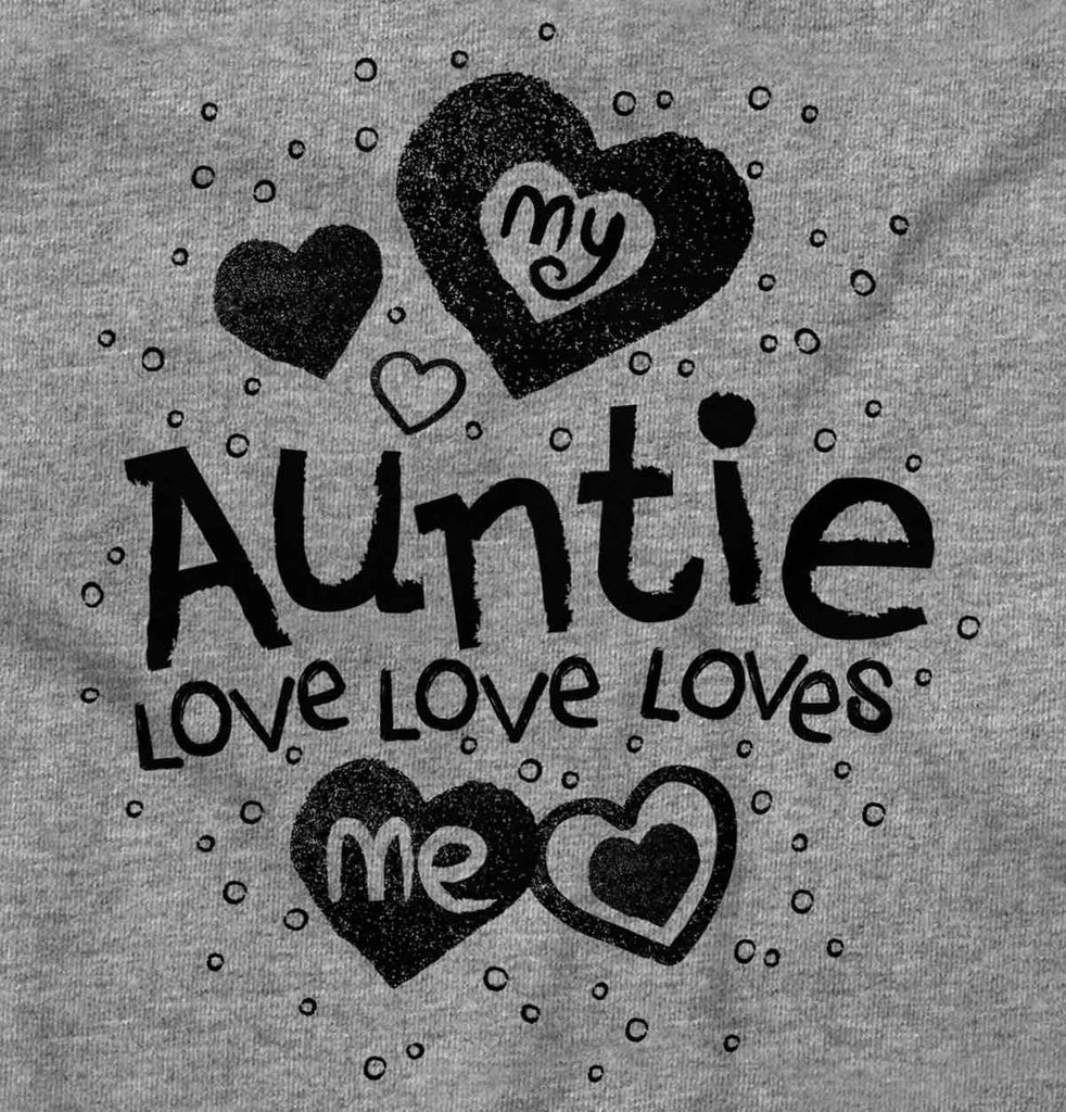 Auntie Loves Me Romper Bodysuit-Direct To Garment Print-Brisco Baby