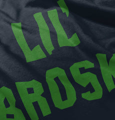 Lil' Broski Infant Toddler T Shirt-Direct To Garment Print-Brisco Baby