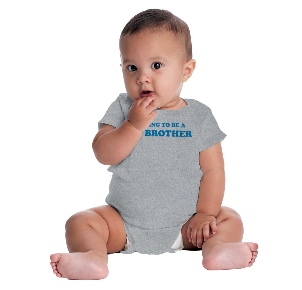 I'm Going To Be A Big Brother Romper Bodysuit-Direct To Garment Print-Brisco Baby