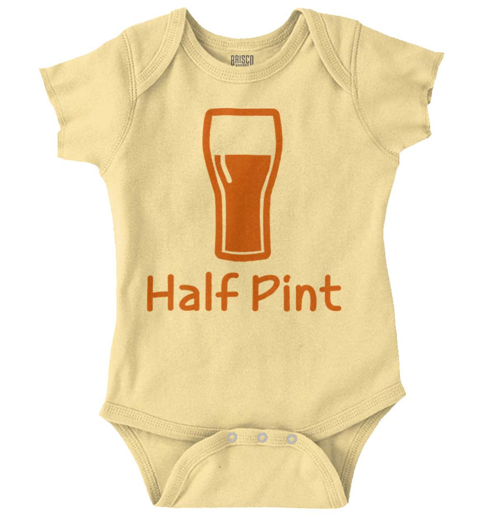 Half Pint Romper Bodysuit-Direct To Garment Print-Brisco Baby