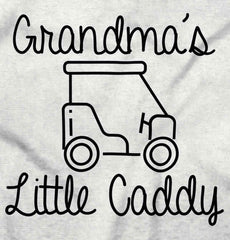 Grandma's Little Caddy Infant Baby Bib-Direct To Garment Print-Brisco Baby