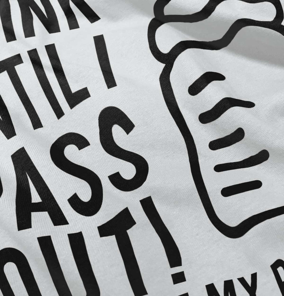 Drink Until I Pass Out Infant Baby Bib-Direct To Garment Print-Brisco Baby