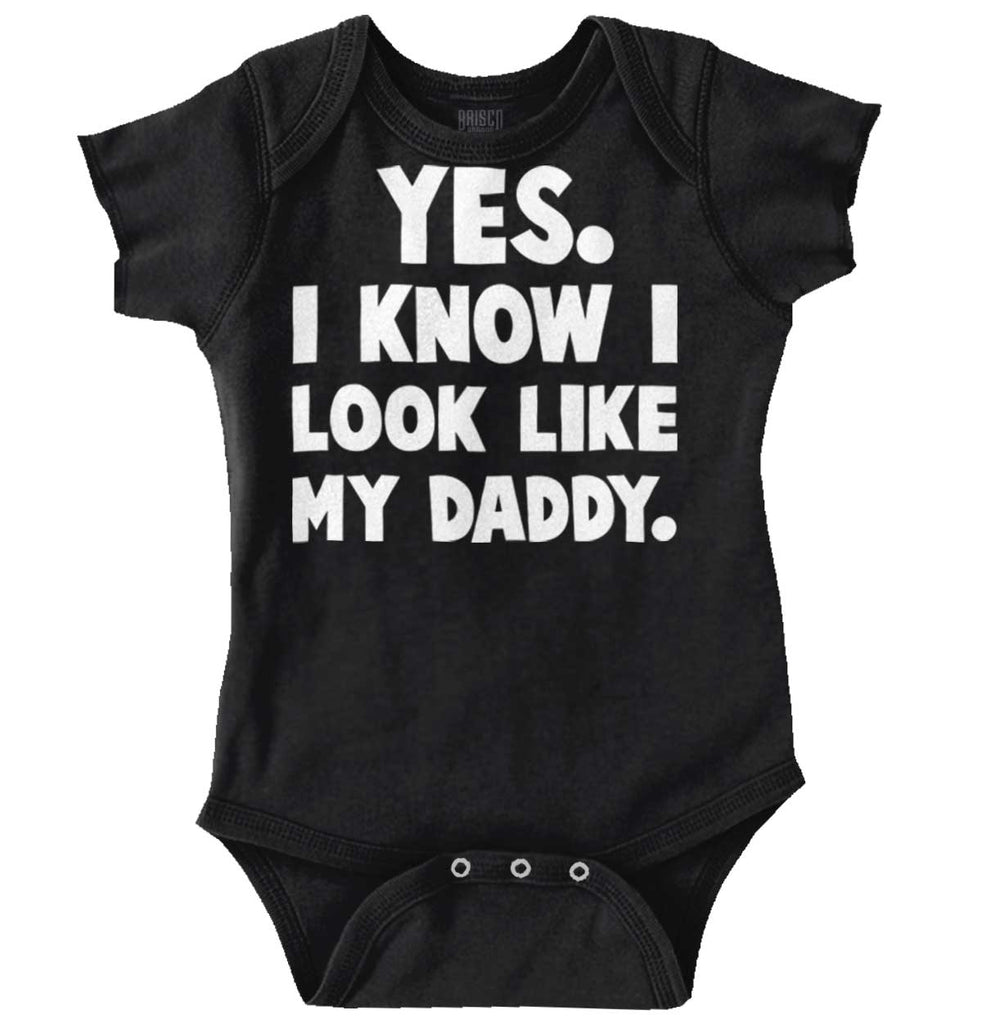 Look Like Daddy Romper Bodysuit-Direct To Garment Print-Brisco Baby